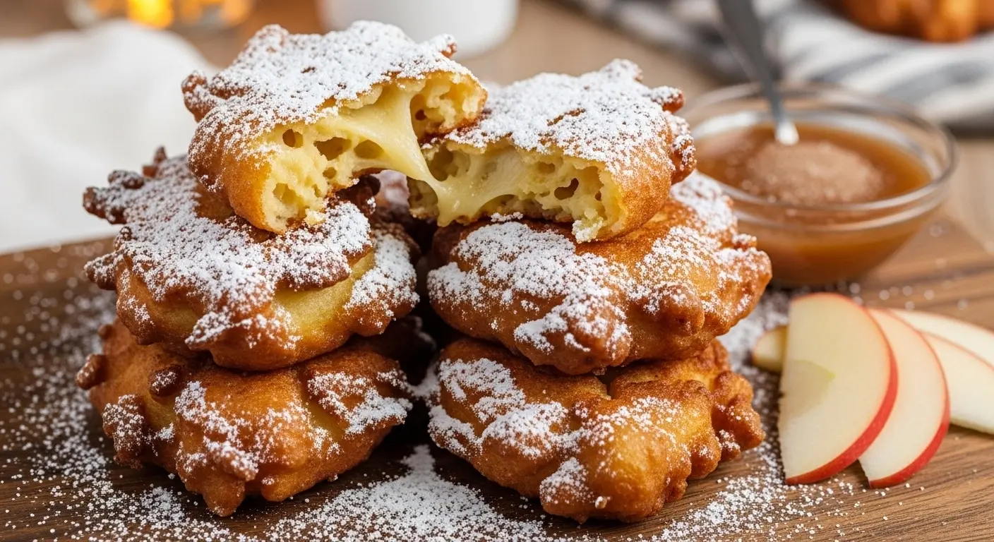 3 ingredient apple fritters