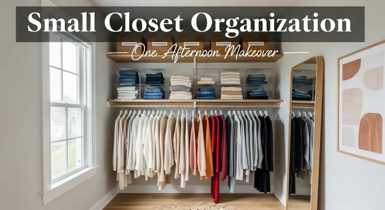 small closet organization