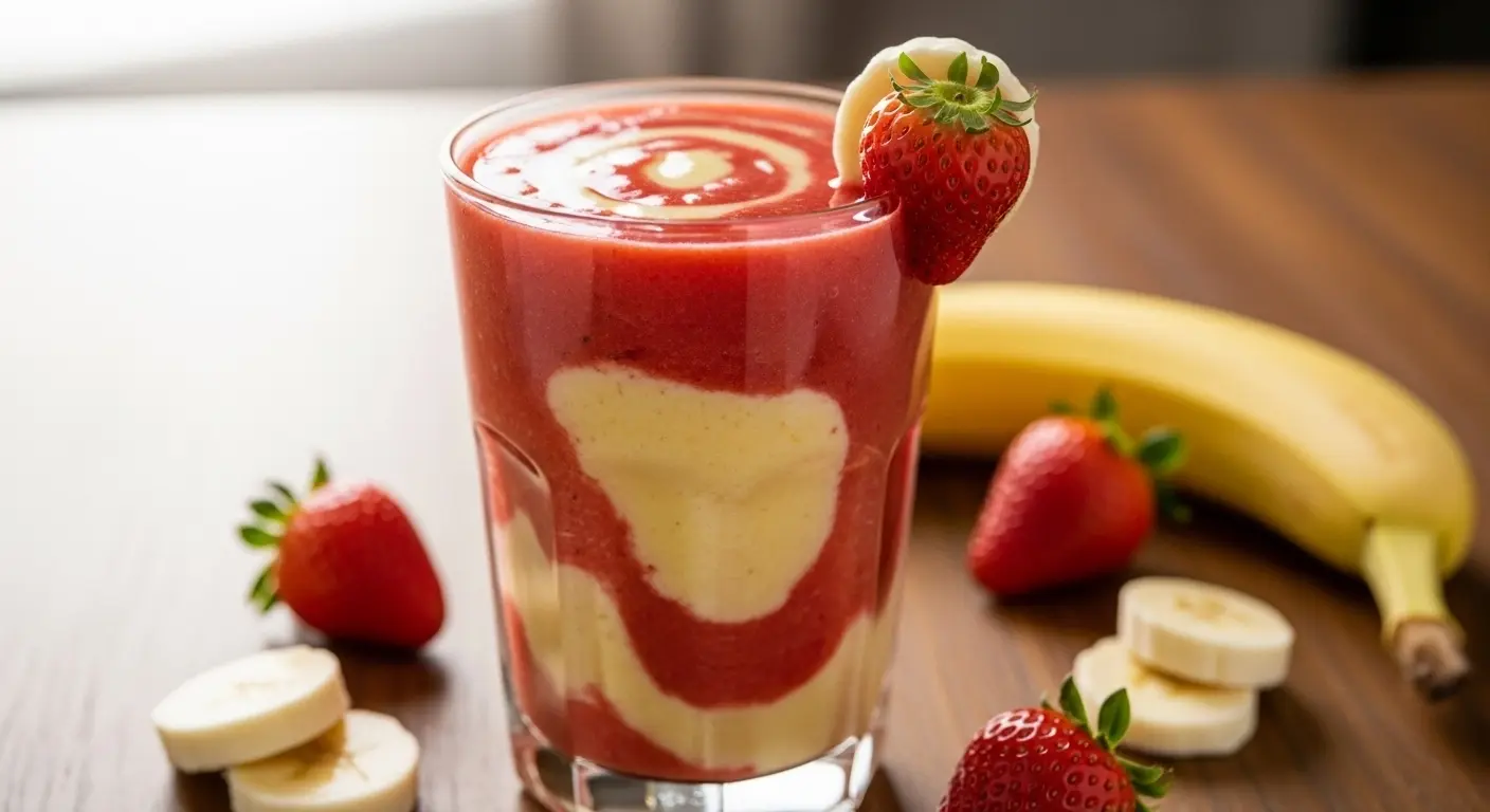 strawberry banana smoothie